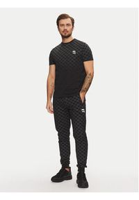 Karl Lagerfeld - KARL LAGERFELD Spodnie dresowe 705096 551951 Czarny Regular Fit. Kolor: czarny. Materiał: bawełna #4