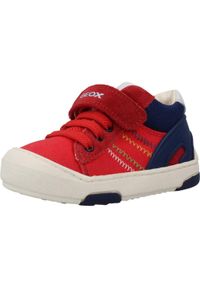 Tenisówki Geox Model B Jayj Boy C Kolor Czerwony. Kolor: czerwony. Materiał: tkanina, skóra. Sport: turystyka piesza
