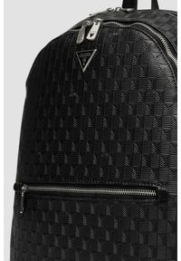 Guess - GUESS Czarny plecak męski Torino. Kolor: czarny. Materiał: skóra ekologiczna. Styl: elegancki #4