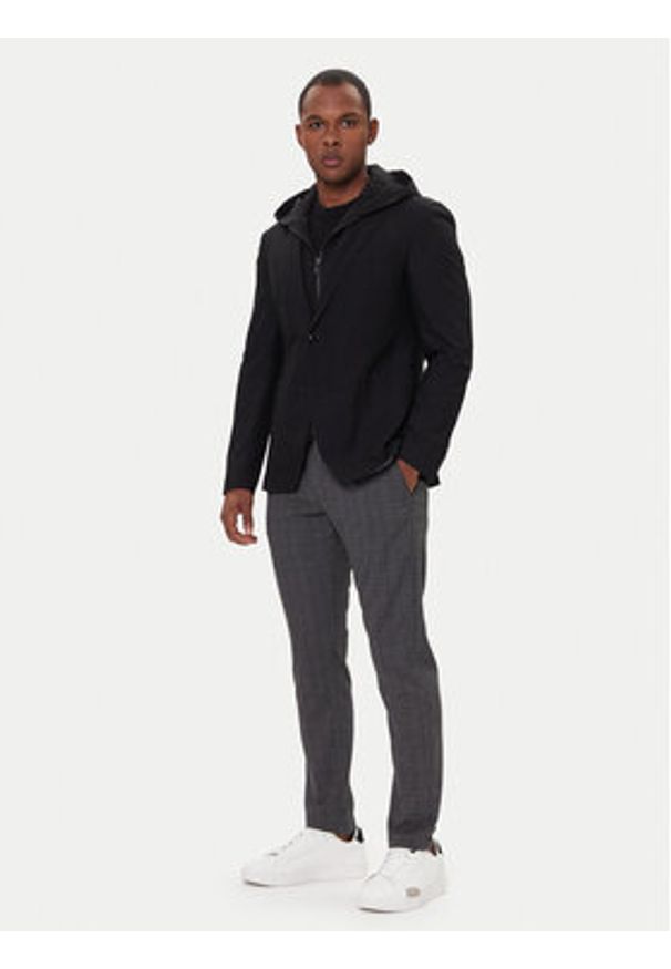 JOOP! Marynarka Huntsville-J 30047604 Czarny Slim Fit. Kolor: czarny. Materiał: syntetyk