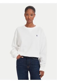 Polo Ralph Lauren Bluza 211978306501 Biały Regular Fit. Typ kołnierza: polo. Kolor: biały. Materiał: bawełna #1