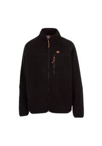 TRESPASS - Damska Bluza Polarowa Quake Ze Skórzanym Wykończeniem. Kolor: czarny. Materiał: polar, skóra. Sezon: zima #1