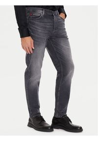 Hugo - HUGO Jeansy 50547274 Szary Tapered Fit. Kolor: szary #1