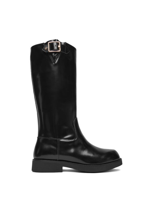 Kozaki BOSS. Kolor: czarny