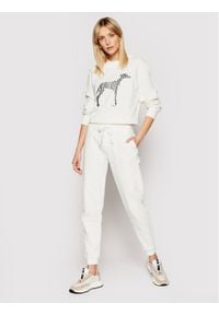 Trussardi Jeans - Trussardi Spodnie dresowe 56P00291 Biały Regular Fit. Kolor: biały. Materiał: dresówka #3