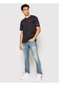 Champion T-Shirt 216545 Czarny Regular Fit. Kolor: czarny. Materiał: bawełna #3