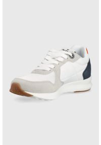 Pepe Jeans sneakersy dziecięce kolor biały. Nosek buta: okrągły. Zapięcie: sznurówki. Kolor: biały. Materiał: guma #5