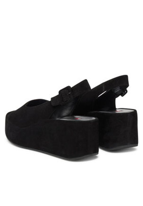 HÖGL Sandały Loulou 9-102512 Czarny. Kolor: czarny. Materiał: zamsz, skóra