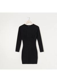 Sinsay - Sukienka mini ołówkowa - Czarny. Kolor: czarny. Typ sukienki: ołówkowe. Długość: mini #1