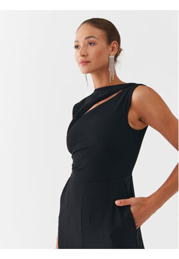 Marella Kombinezon Tirana 2332460133 Czarny Regular Fit. Kolor: czarny. Materiał: syntetyk