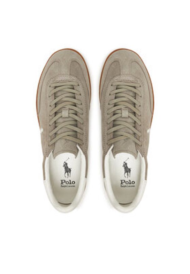 Polo Ralph Lauren Sneakersy 809978008002 Szary. Kolor: szary. Materiał: zamsz, skóra