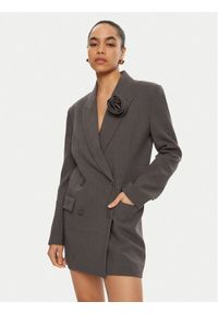 BARDOT - Bardot Sukienka koktajlowa 59055DB1 Szary Regular Fit. Kolor: szary. Materiał: syntetyk. Styl: wizytowy