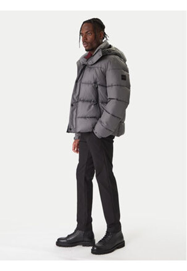 BOSS Kurtka zimowa Omaris 50528573 Szary Regular Fit. Kolor: szary. Materiał: syntetyk. Sezon: zima