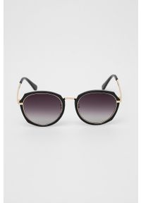 Answear Lab okulary przeciwsłoneczne damskie kolor czarny. Kształt: okrągłe. Kolor: czarny #3