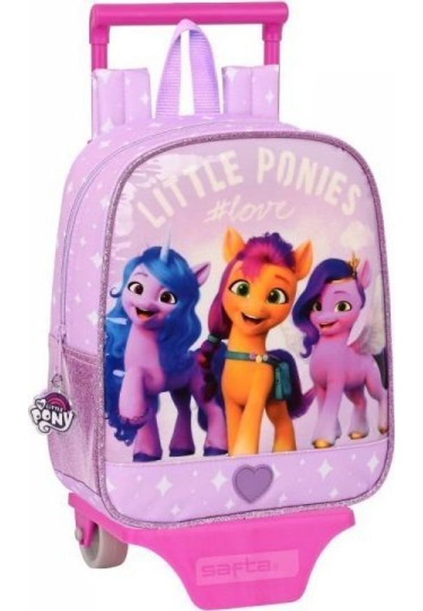 My Little Pony Torba szkolna z kółkami My Little Pony Liliowy (22 x 28 x 10 cm). Kolor: liliowy