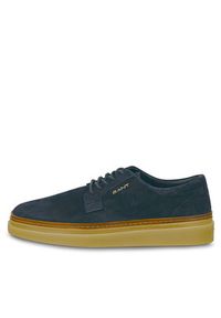 GANT - Gant Półbuty Kinzoon Low Lace Shoe 28633500 Granatowy. Kolor: niebieski. Materiał: zamsz, skóra #6