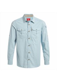 CRAGHOPPERS - Koszula podróżnicza męska Craghoppers NosiLife Adventure LS Shirt III. Okazja: na co dzień. Kolor: zielony. Styl: casual