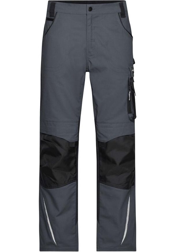 ZAOSU - Zrównoważone spodnie robocze z Cordura dla profesjonalistów. Kolor: szary. Sezon: lato. Sport: turystyka piesza
