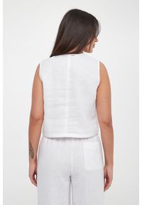 Twinset Milano - Top damski lniany TWINSET. Materiał: len #2