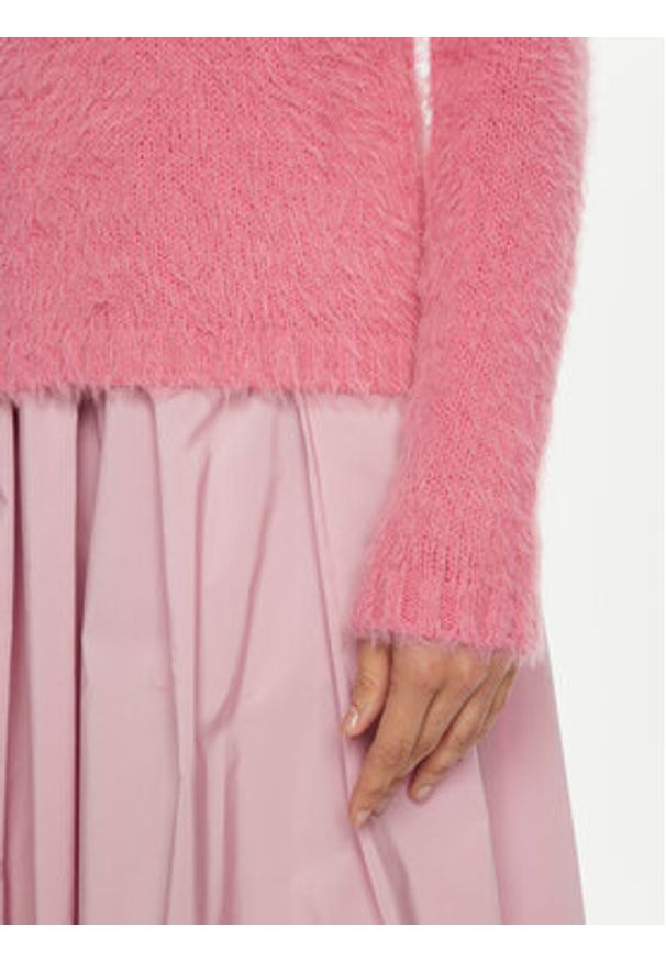 Weekend Max Mara Sweter Arsenio 2515361081 Różowy Regular Fit. Kolor: różowy. Materiał: bawełna, syntetyk