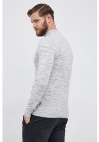 Calvin Klein - Sweter wełniany. Kolor: szary. Materiał: wełna. Długość rękawa: długi rękaw. Długość: długie #3