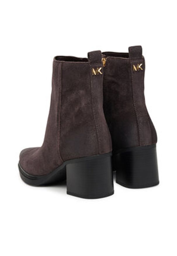 MICHAEL Michael Kors Botki Lex 40F5LXME5S Brązowy. Kolor: brązowy. Materiał: zamsz, skóra