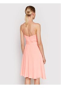 Morgan Sukienka letnia 221-REGGAE Różowy Regular Fit. Kolor: różowy. Materiał: wiskoza. Sezon: lato #5