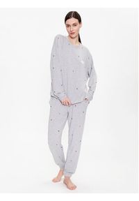 DKNY Koszulka piżamowa YI2422627 Szary Regular Fit. Kolor: szary. Materiał: syntetyk #3