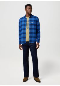 Wrangler - MESKA KOSZULA WRANGLER 1 PKT INDIGO SHIRT ICY INDIGO 112371524 #3