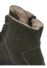 Rieker Trzewiki CEO-X3428-54 Zielony. Kolor: zielony. Materiał: materiał #5