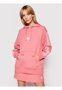 Adidas - adidas Bluza GN6705 Różowy Regular Fit. Kolor: różowy. Materiał: bawełna