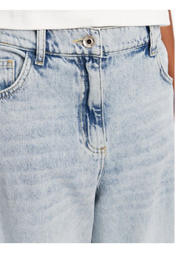 Patrizia Pepe Jeansy 2P1697/D070-CA61 Niebieski Wide Leg. Kolor: niebieski