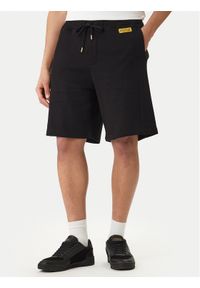 Versace Jeans Couture Szorty sportowe 80GADT04 CF01T Czarny Regular Fit. Kolor: czarny. Materiał: bawełna. Styl: sportowy #1
