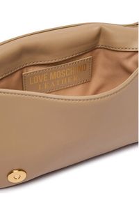 Love Moschino - LOVE MOSCHINO Torebka JC4131PP1PL1010A Beżowy. Kolor: beżowy. Materiał: skórzane #4
