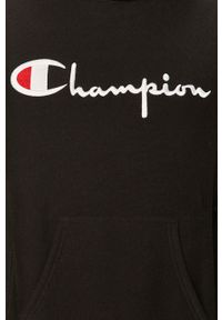 Champion - Bluza. Kolor: czarny. Materiał: dzianina. Wzór: aplikacja #3
