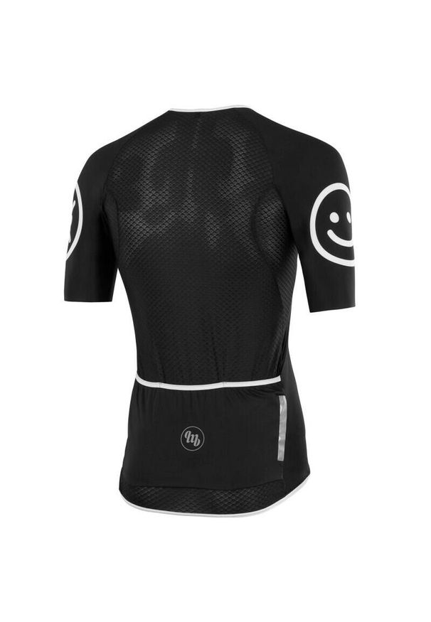 MB WEAR - Jersey Mb Wear Ultralight Smile. Kolor: czarny. Materiał: jersey. Sport: kolarstwo
