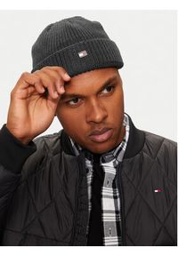 TOMMY HILFIGER - Tommy Hilfiger Czapka AM0AM12635 Szary. Kolor: szary. Materiał: bawełna #5