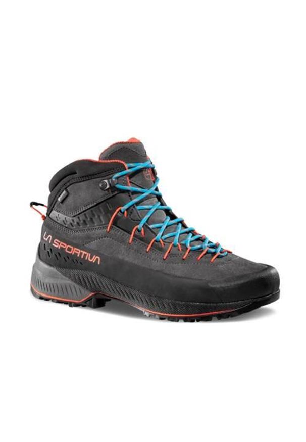 LA SPORTIVA - Buty trekkingowe męskie La Sportiva Tx 4 Evo Mid Gtx. Wysokość cholewki: za kostkę. Kolor: wielokolorowy. Materiał: materiał, tkanina, skóra. Szerokość cholewki: normalna