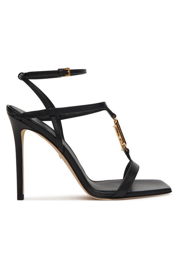 Elisabetta Franchi Sandały SA07B61E2 Czarny. Kolor: czarny. Materiał: skóra