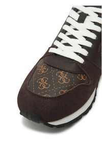 Guess Sneakersy FMPARO ELL12 Brązowy. Kolor: brązowy. Materiał: skóra #4