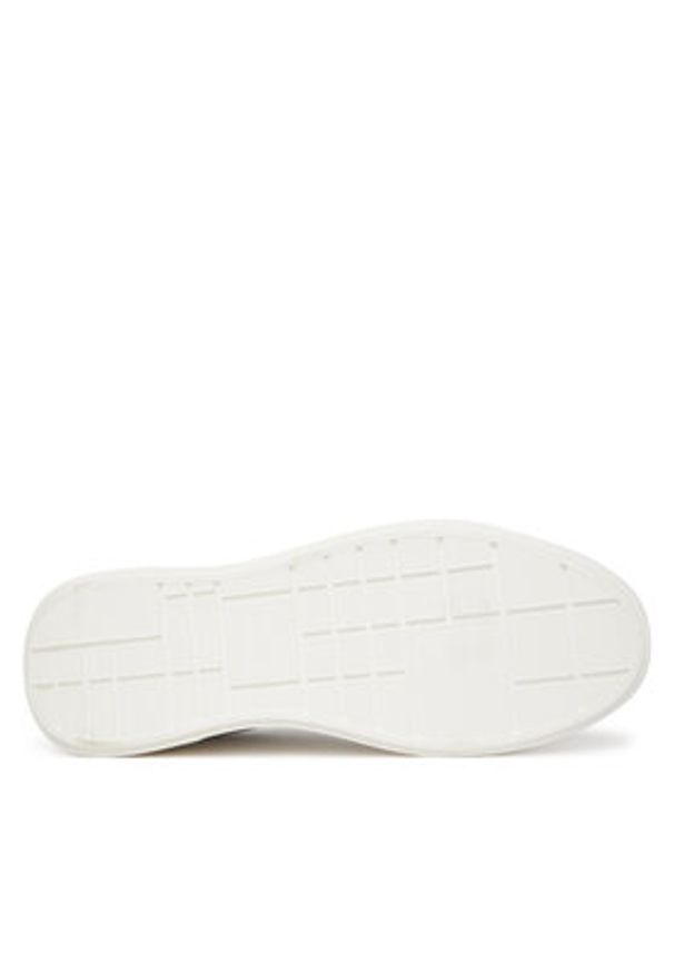 Calvin Klein Sneakersy Chunky Cupsole Laceup Lth YM0YM01344 Biały. Kolor: biały. Materiał: skóra