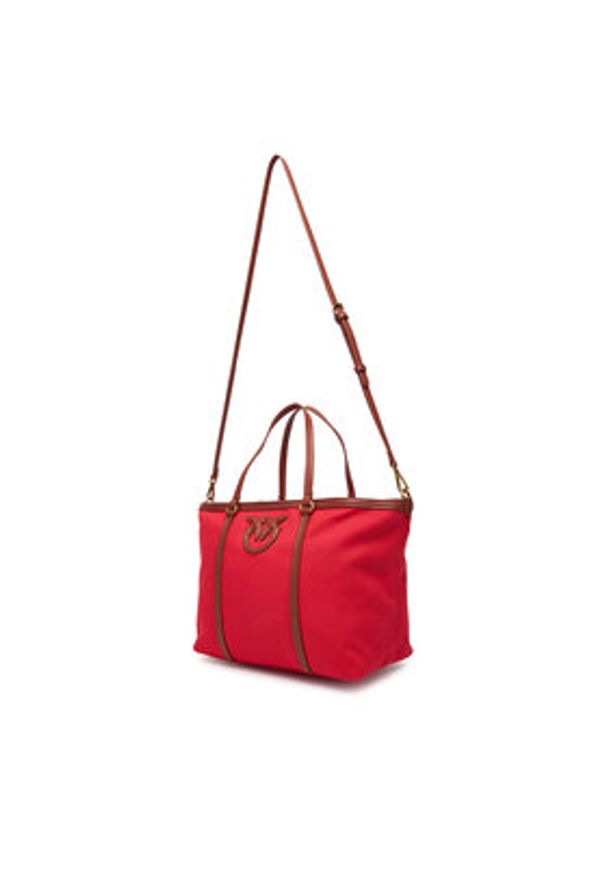 Pinko - PINKO Torebka Miranda Shopper Classic PE 25 PLTT 104714 A2G2 Czerwony. Kolor: czerwony
