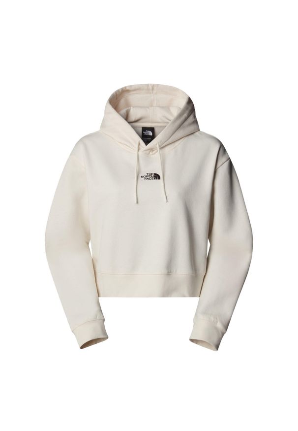 The North Face - Bluza Kobieta THE NORTH FACE W ESSENTIAL CROP HOODIE. Kolor: szary. Styl: sportowy. Sport: turystyka piesza