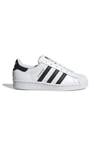 Adidas - Buty adidas Originals Superstar FU7712 - białe. Zapięcie: pasek. Kolor: biały. Materiał: syntetyk, guma, skóra. Szerokość cholewki: normalna. Wzór: gładki, paski. Model: Adidas Superstar