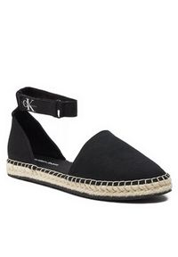 Calvin Klein Jeans Espadryle Ankle Espadrille Btw YW0YW01027 Czarny. Kolor: czarny. Materiał: materiał #4