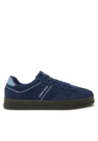 Tommy Jeans Sneakersy The Greenwich Suede EN0EN02696 Granatowy. Kolor: niebieski. Materiał: skóra, zamsz