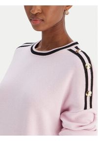 Liu Jo Sweter TF5230 MS59L Różowy Regular Fit. Kolor: różowy. Materiał: wiskoza #3