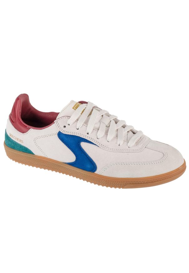 skechers - Buty sportowe Sneakersy damskie, Hotshot - For The Win. Kolor: szary, niebieski. Model: Skechers Sport. Sport: turystyka piesza