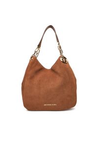 MICHAEL Michael Kors Torebka Lillie 30F3G0LE3S Brązowy. Kolor: brązowy. Materiał: skórzane, zamszowe