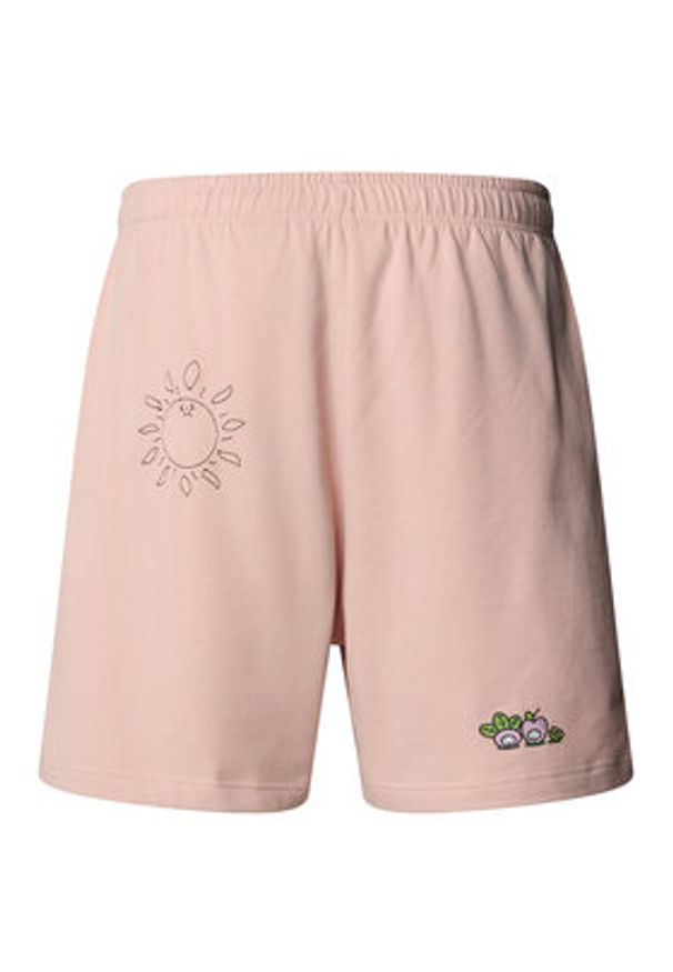 The North Face Szorty sportowe Unisex Mountain Cleanup NF0A8C2X Różowy Relaxed Fit. Kolor: różowy. Materiał: bawełna